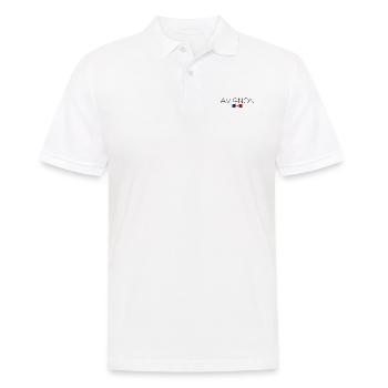 AVIGNON FRANKREICH URLAUB SOMMER PARTY (b) - Männer Poloshirt - Weiß - Vorne - Kai (181cm)