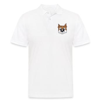 Visage de chien Petit Tête d’animal de compagnie Mignon - Polo Homme - blanc - Devant - Kai (181cm)