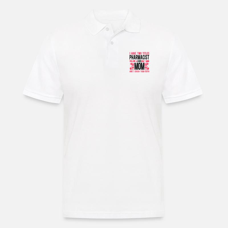 Pharmacy Tech Technician - Männer Poloshirt - Weiß