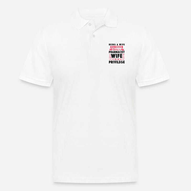 Pharmacy Tech Technician - Männer Poloshirt - Weiß