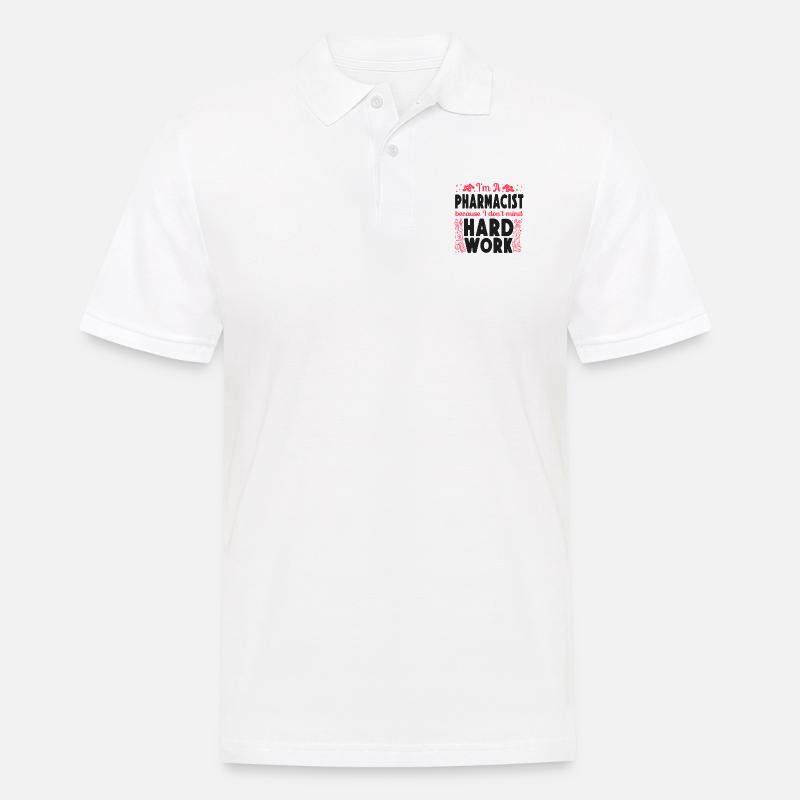 Pharmacy Tech Technician - Männer Poloshirt - Weiß