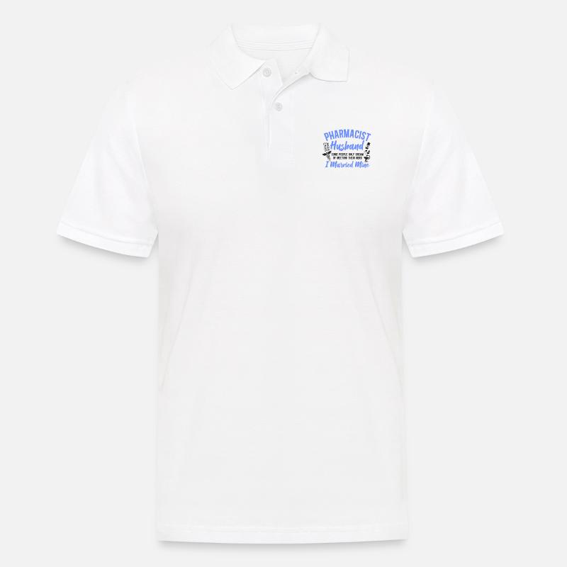 Pharmacy Tech Technician - Männer Poloshirt - Weiß