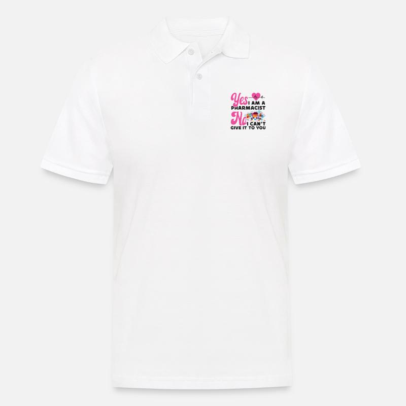 Pharmacy Tech Technician - Männer Poloshirt - Weiß