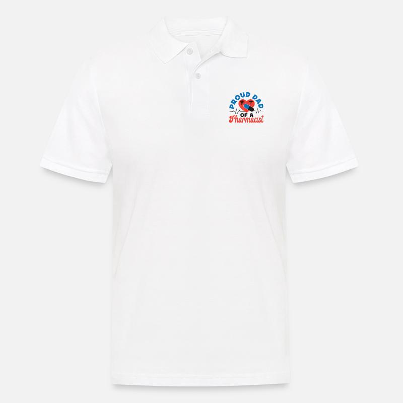 Pharmacy Tech Technician - Männer Poloshirt - Weiß
