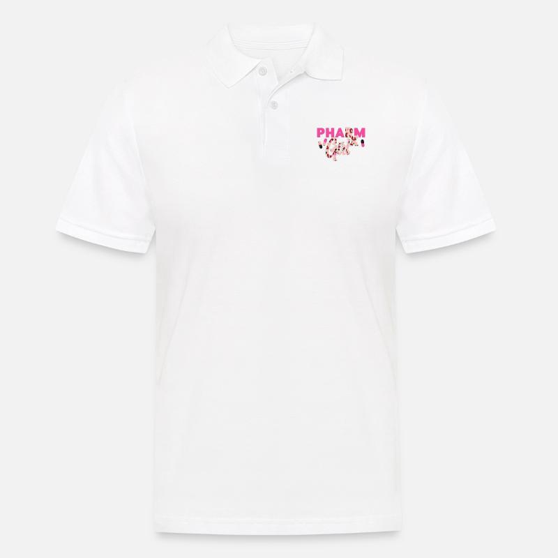 Pharmacy Tech Technician - Männer Poloshirt - Weiß