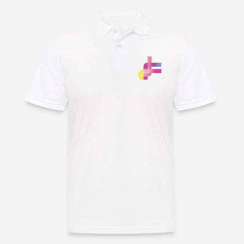 Éclaboussures de couleur Blobs éclaboussures de peinture Peintre Cadeau - Polo Homme - blanc
