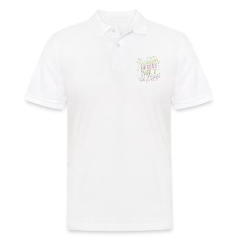 Schlager in the blood Party in the head - Men's Polo Shirt - white - Front - Kai (181cm)