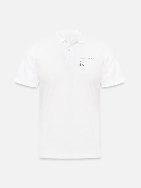 Eat Sleep Code Repeat Coder Programmer Software De - Männer Poloshirt - Weiß