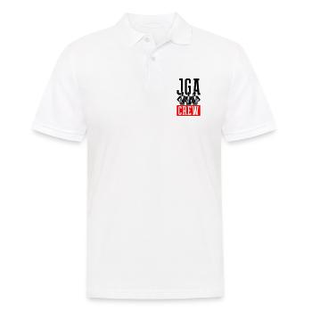Jga Crew Bräutigam Team - Männer Poloshirt - Weiß - Vorne - Kai (181cm)