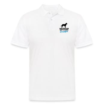 Chien de bétail australien - Polo Homme - blanc - Devant - Kai (181cm)