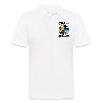 CPA Daydreams: Balancing Work and Bliss in Split - Men's Polo Shirt - white - Front - Kai (181cm)