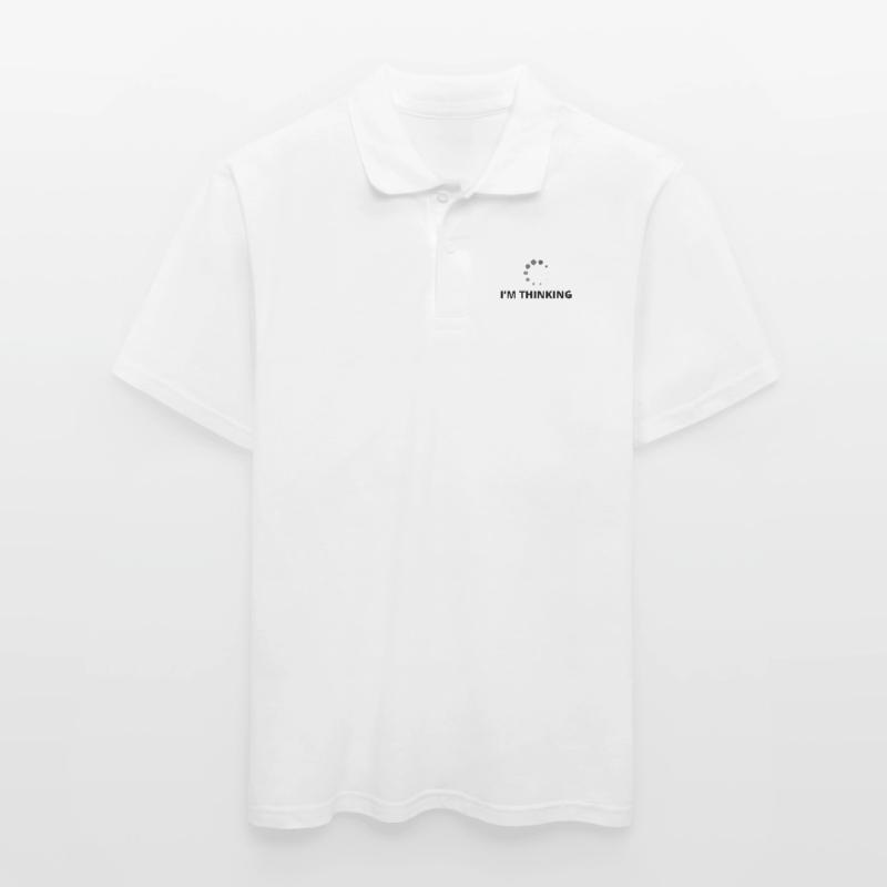 I'm Thinking Coder Software Developer Programmer N Männer Poloshirt
