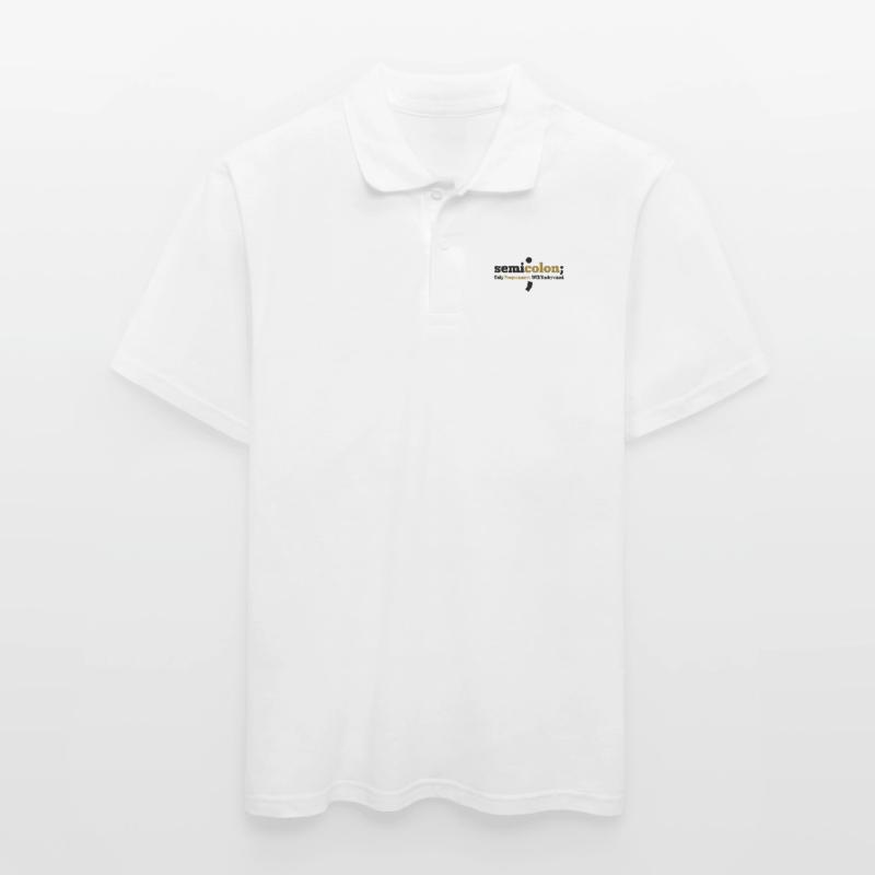 Semicolon Only Programmers Will Understand Coder N Männer Poloshirt