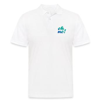 Oh no fasion creator modern - Männer Poloshirt - Weiß - Vorne - Kai (181cm)