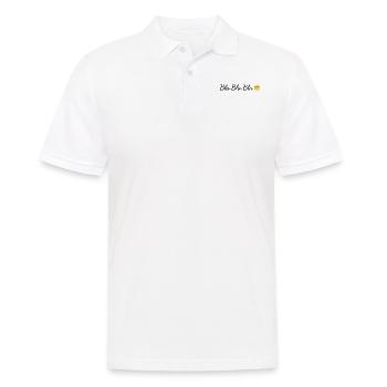 Blah Blah Blah Blahblahblah Blablabla Bla Bla Bla - Men's Polo Shirt - white - Front - Kai (181cm)