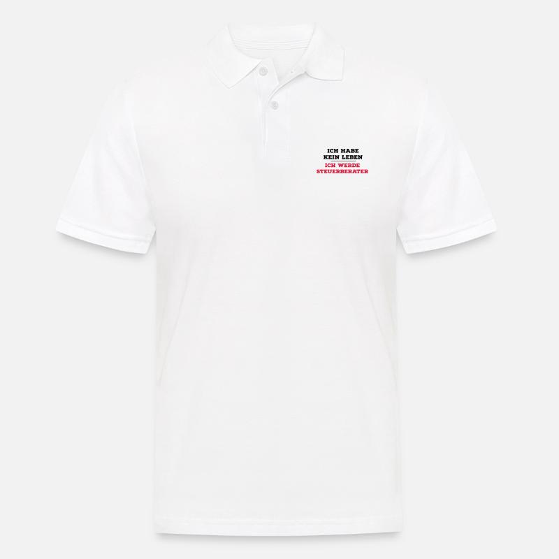 Steuerberater - Männer Poloshirt - Weiß