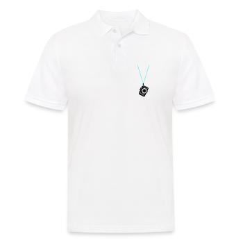 Kamera Fotkamera Urlauber Tourist - Männer Poloshirt - Weiß - Vorne - Kai (181cm)