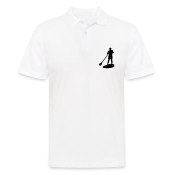 Husband Father Stand-up Paddle - Men's Polo Shirt - white - Front - Kai (181cm)