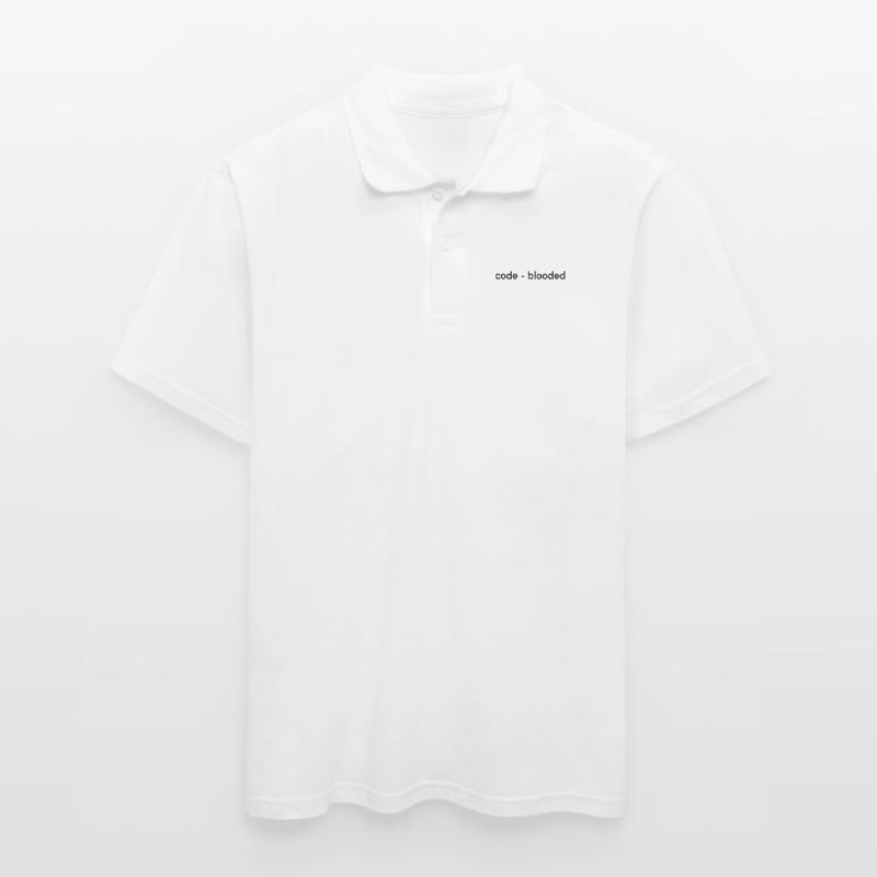 Code Blooded Programming Software Developer Admin Männer Poloshirt