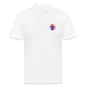 American Football Silhouette Colorful - Men's Polo Shirt - white - Front - Kai (181cm)