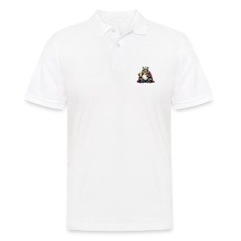 Frosch Bier Lustig - Männer Poloshirt - Weiß - Vorne - Kai (181cm)