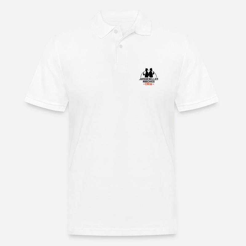 Junggesellenabschied Crew Jga - Männer Poloshirt - Weiß