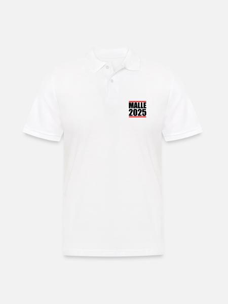 Malle 2025 - Men's Polo Shirt - white