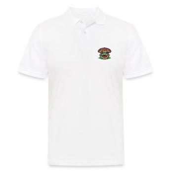 Frosch Lustig Sombrero - Männer Poloshirt - Weiß - Vorne - Kai (181cm)
