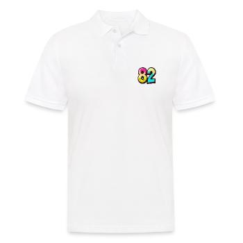 82 Symbole numérique - Polo Homme - blanc - Devant - Kai (181cm)