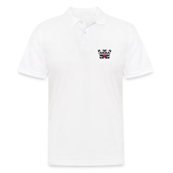 Panda Couple Saint-Valentin - Polo Homme - blanc - Devant - Kai (181cm)