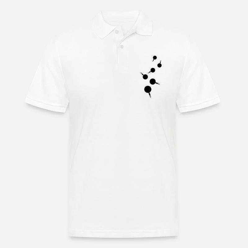 Pfanne Küche Chef - Männer Poloshirt - Weiß