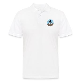 Snowboard - Männer Poloshirt - Weiß - Vorne - Kai (181cm)