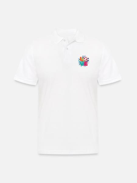 Soccer - Men's Polo Shirt - white