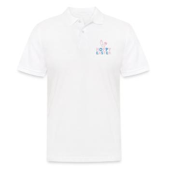 Ostern - Männer Poloshirt - Weiß - Vorne - Kai (181cm)