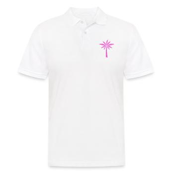 Palmen - Männer Poloshirt - Weiß - Vorne - Kai (181cm)