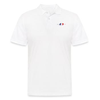 Paris - Männer Poloshirt - Weiß - Vorne - Kai (181cm)