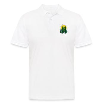Tree - Men's Polo Shirt - white - Front - Kai (181cm)