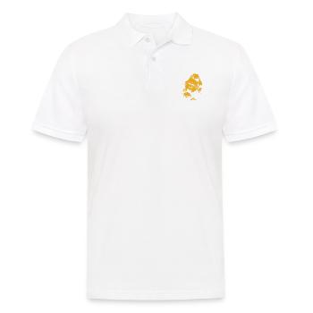 Monkey - Men's Polo Shirt - white - Front - Kai (181cm)