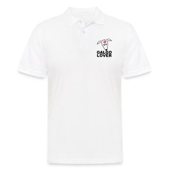 Galgolover - Männer Poloshirt - Weiß - Vorne - Kai (181cm)