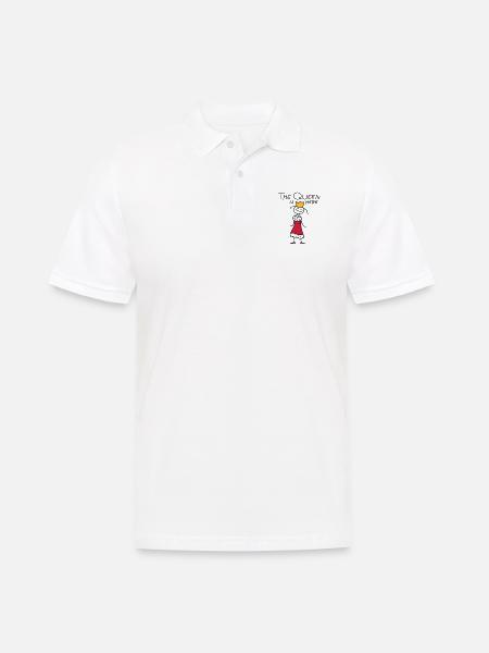 The Queen - Men's Polo Shirt - white