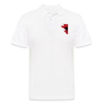 Kuq et Zi - Polo Homme - blanc - Devant - Kai (181cm)