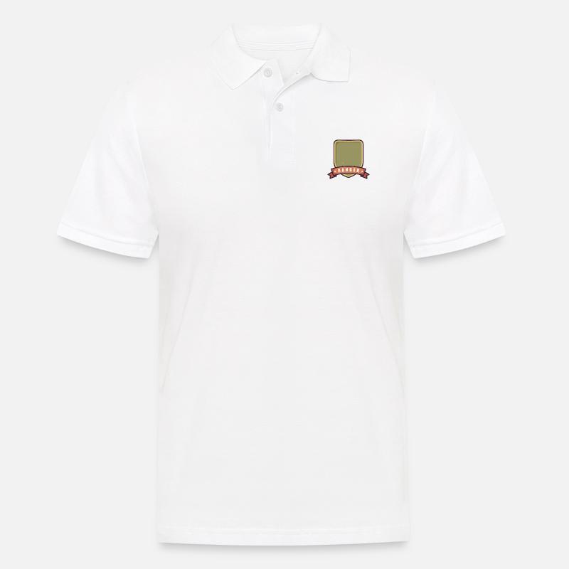 Ranger-Abzeichen - Männer Poloshirt - Weiß