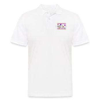 Halloween Shirt, Süßer Halloween Kaffee Latte - Männer Poloshirt - Weiß - Vorne - Kai (181cm)