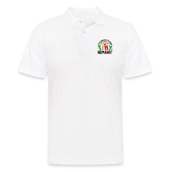 Chemise de rentrée scolaire, bonne journée pour enseigner aux humains - Polo Homme - blanc - Devant - Kai (181cm)
