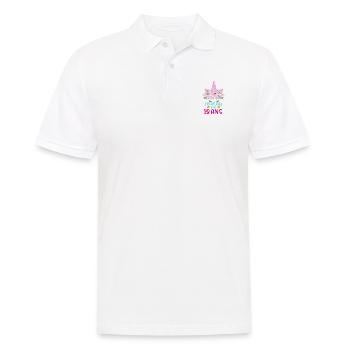 Enfant T Shirt 39 Ans Fille Anniversaire Cadeau - Men's Polo Shirt - white - Front - Kai (181cm)