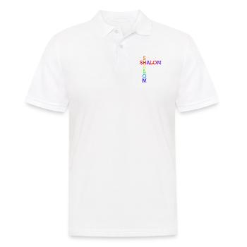 SHALOM ARC EN CIEL CROISES - Polo Homme - blanc - Devant - Kai (181cm)