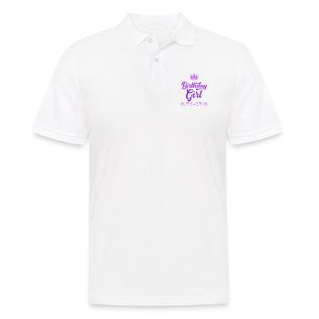 fille d’anniversaire - Polo Homme - blanc - Devant - Kai (181cm)