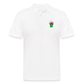 Pays de Galles Royaume-Uni Drapeau Welsh UK Country Pride - Polo Homme - blanc - Devant - Kai (181cm)