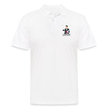 Chemise de modelage de ballon, faire de la magie avec chaque - Polo Homme - blanc - Devant - Kai (181cm)