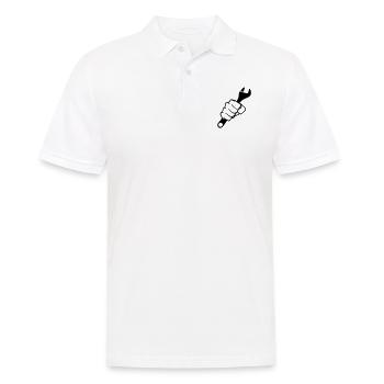 Fist Wrench - Men's Polo Shirt - white - Front - Kai (181cm)